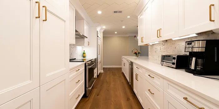 Kitchen cabinets Cambridge with modern finishes, improved storage, and a clean functional kitchen layout.