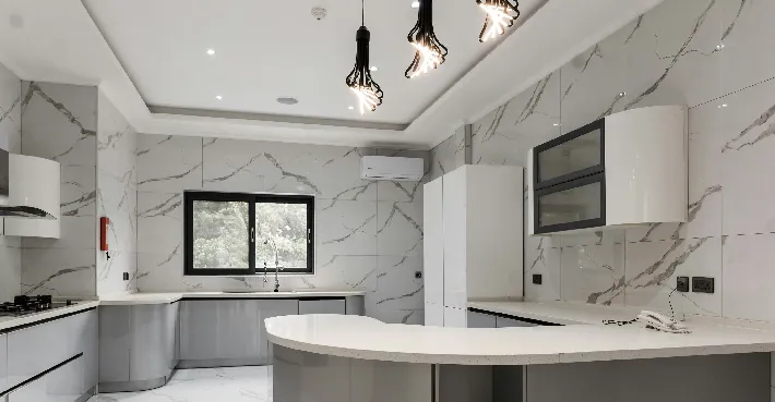 Professional kitchen renovation in Preston, Cambridge, Ontario featuring upgraded cabinets, countertops, and lighting.